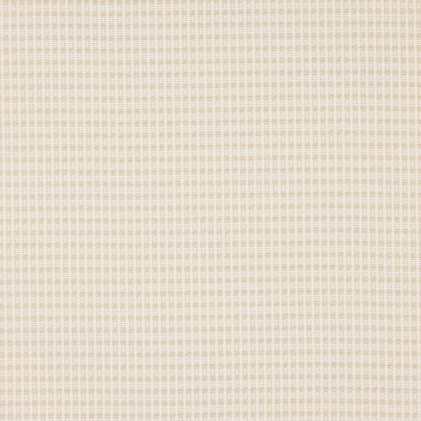 Pale ivory-beige woven fabric swatch with a fine grid texture