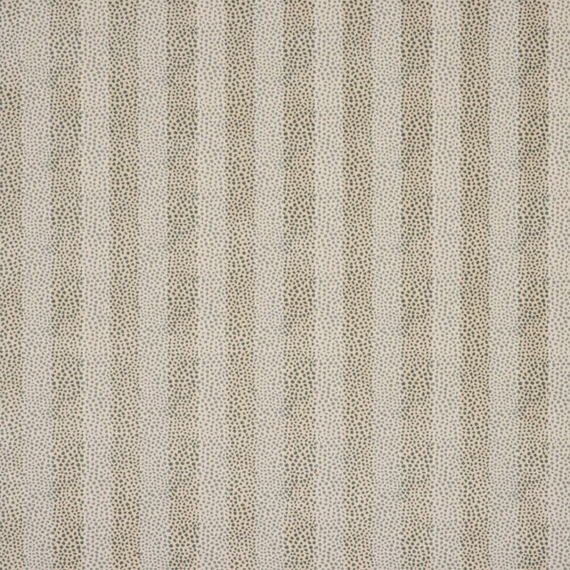 Pale jade cotton fabric with fine dotted vertical stripe pattern