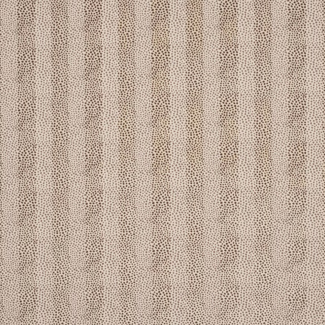 Stone taupe fabric swatch with fine speckled vertical stripes
