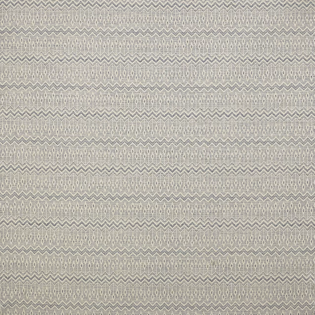 Pale blue-grey zigzag stripe fabric with fine woven texture