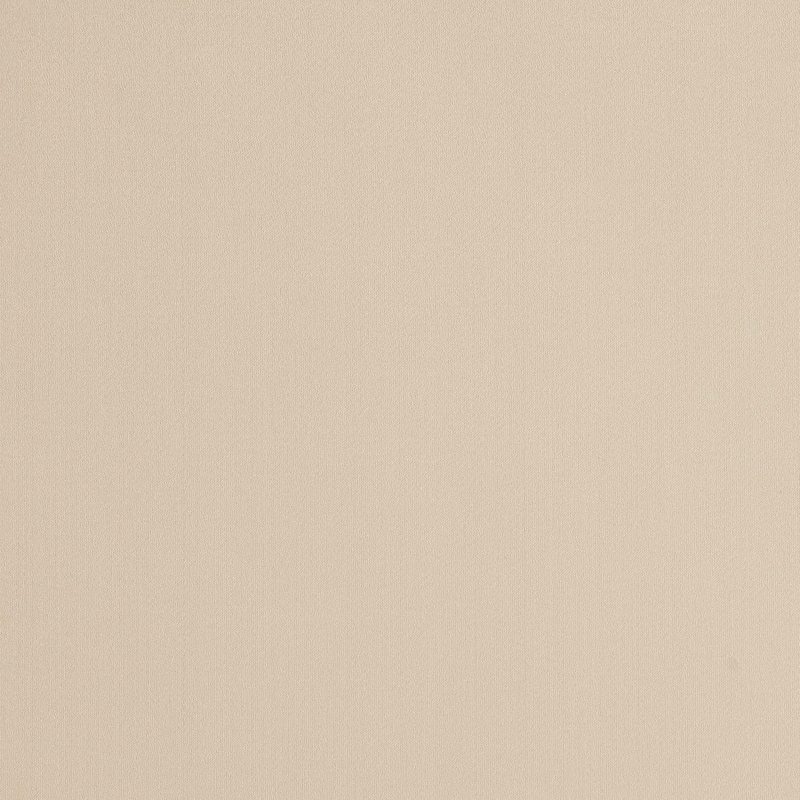 Warm beige plain woven fabric swatch with a smooth fine texture