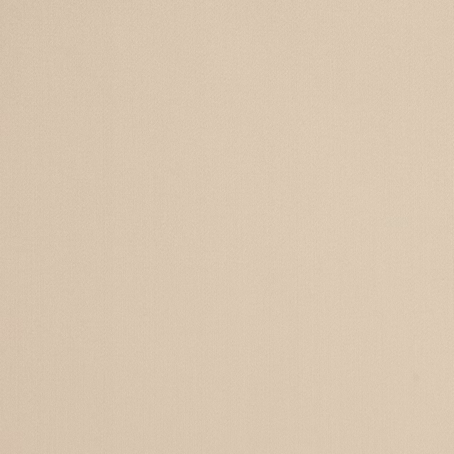 Warm beige plain woven fabric swatch with a smooth fine texture