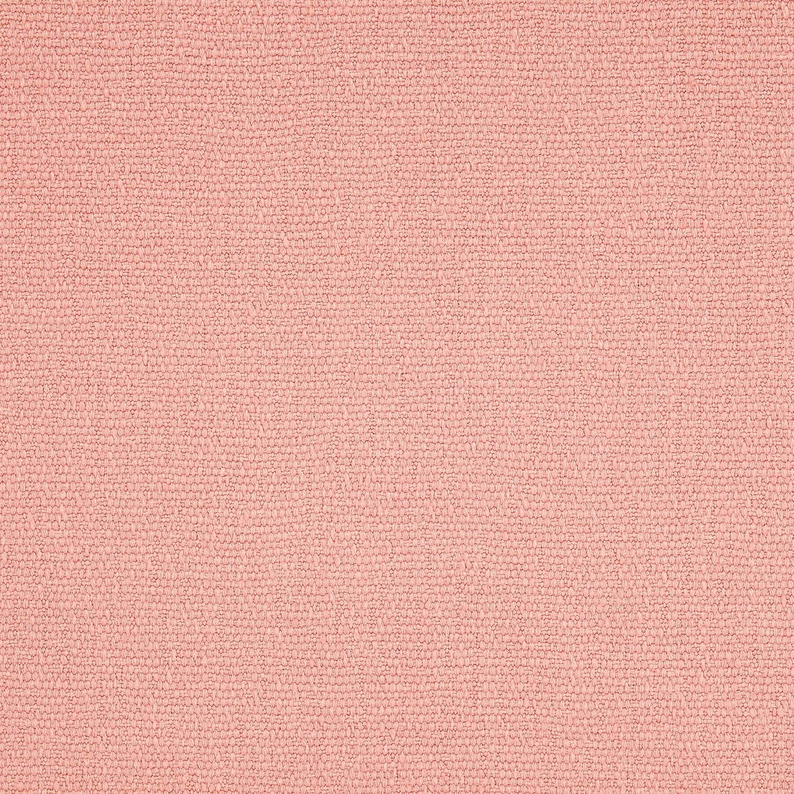 Soft dusty salmon pink linen fabric with a fine, pebbled plain weave