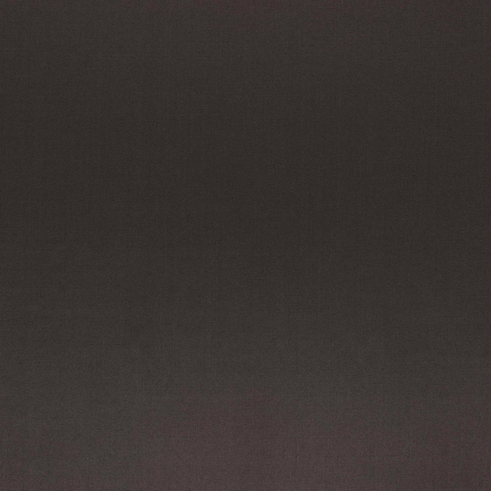Dark charcoal plain-woven fabric swatch with a subtle soft sheen