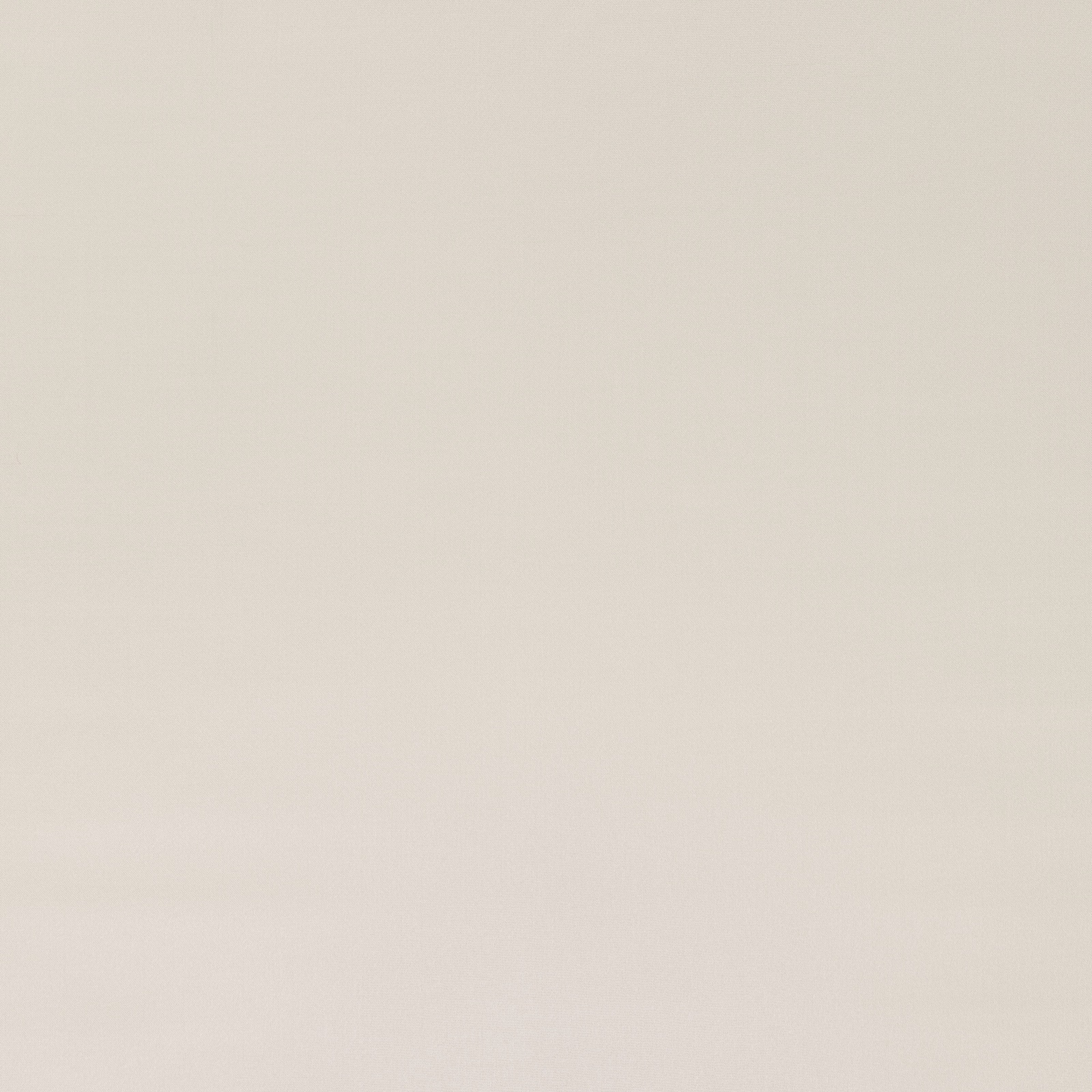 Pale cream plain-woven fabric swatch with a soft matte-silk finish