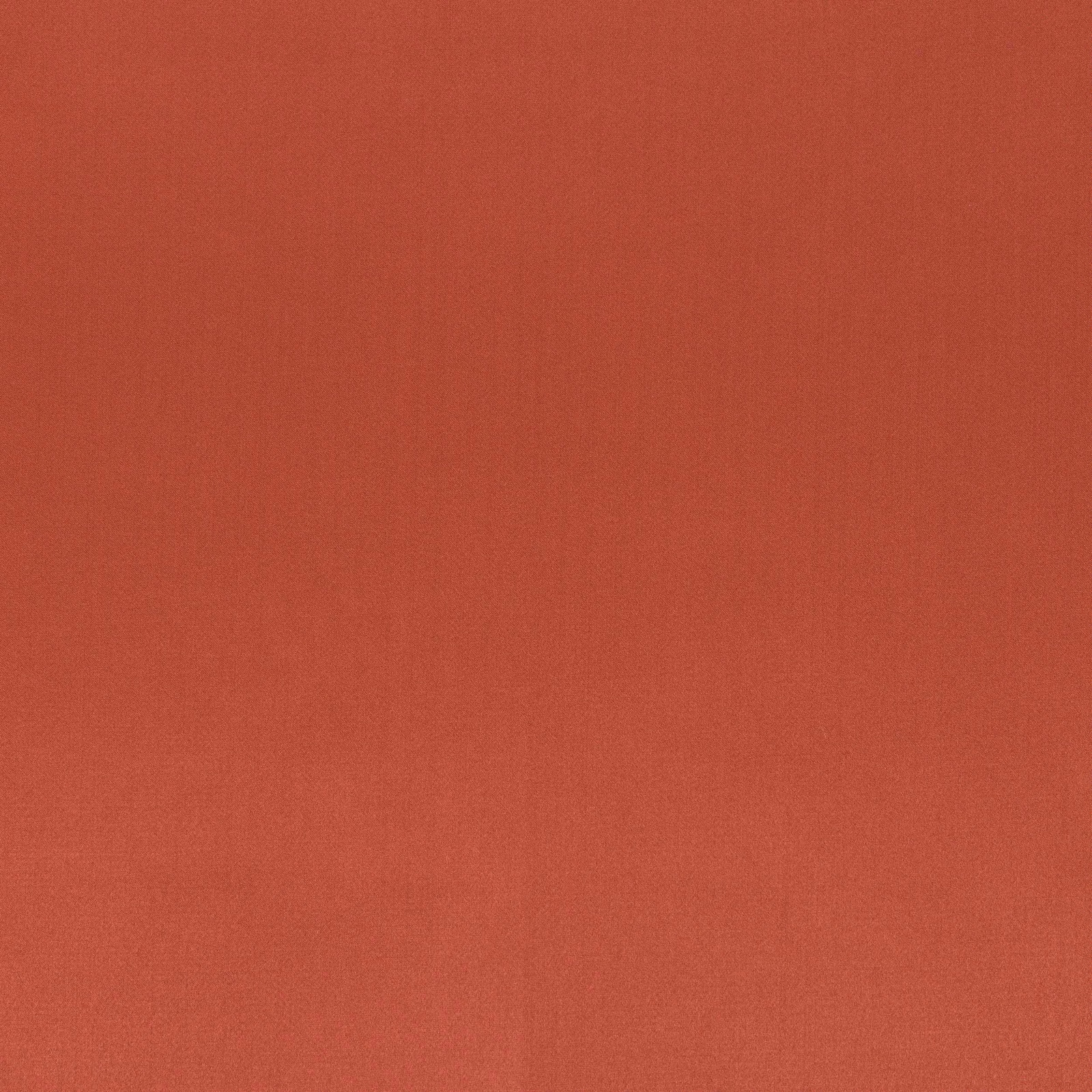 Plain rosewood terracotta fabric with a smooth, subtly lustrous surface