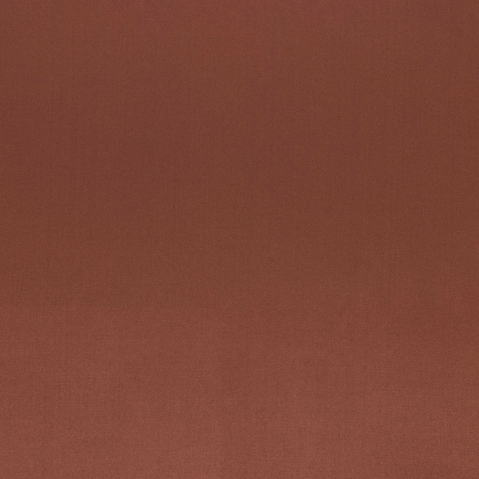Plain burnt terracotta-brown fabric swatch with a soft matte-lustre finish