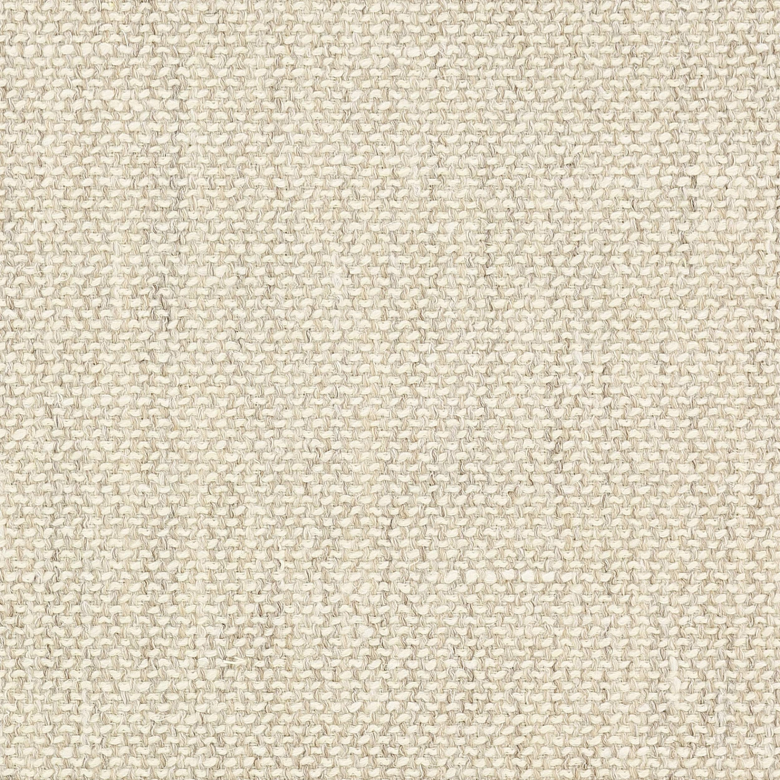 Close-up of warm beige cream woven fabric with fine textured slub