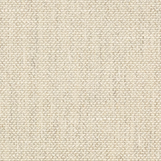 Close-up of warm beige cream woven fabric with fine textured slub