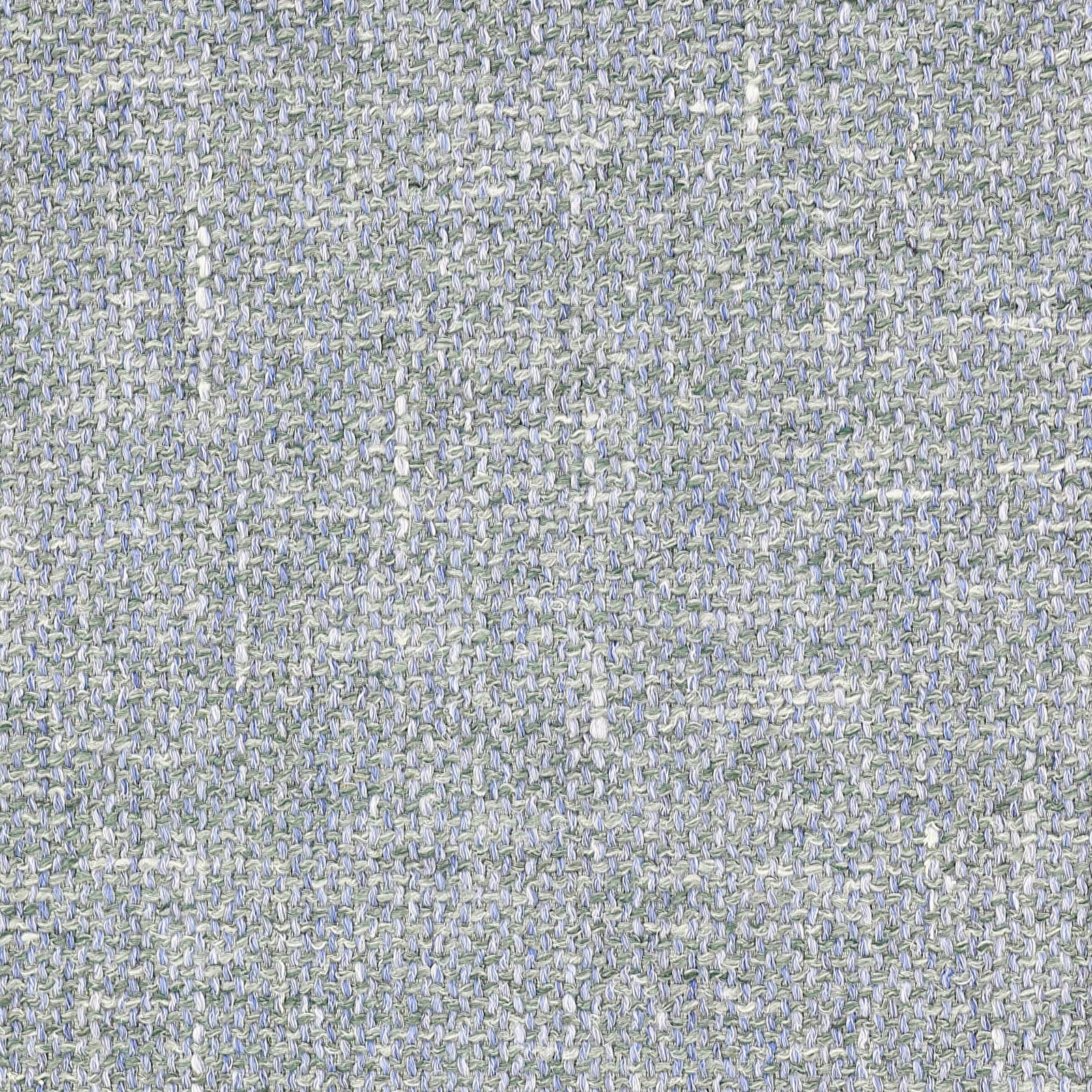 Close-up of a pale blue-grey woven fabric with a softly mottled texture