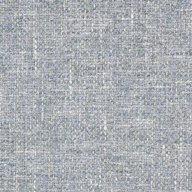 Close-up of a pale blue-grey woven fabric with a softly mottled texture