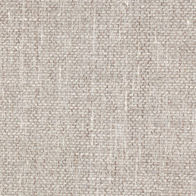 Close-up of a soft dove cream woven fabric with a nubby linen texture
