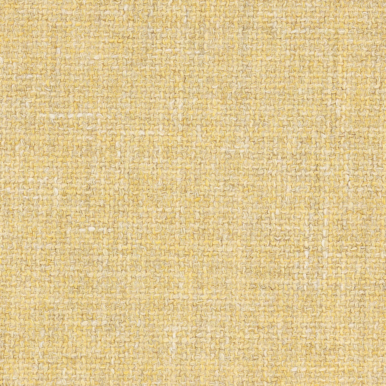 Soft marigold gold woven fabric with a small textured basket weave