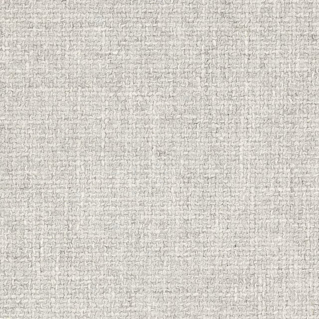 Pale heathered grey plain weave fabric with a softly nubbly texture