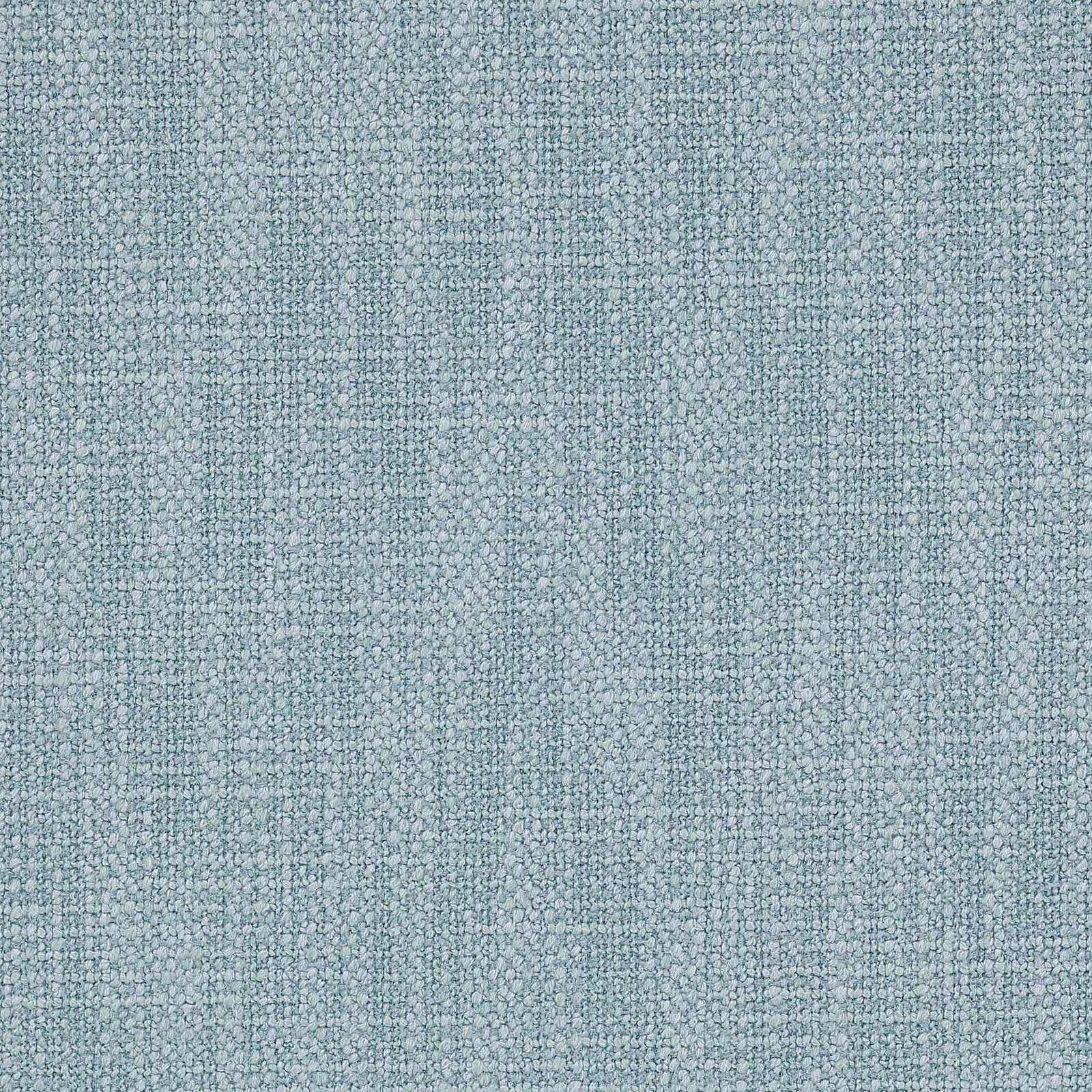 Soft aqua woven fabric with a fine nubby texture and subtle speckled surface