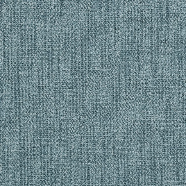 Close-up of soft blue-green woven fabric with a nubby textured surface