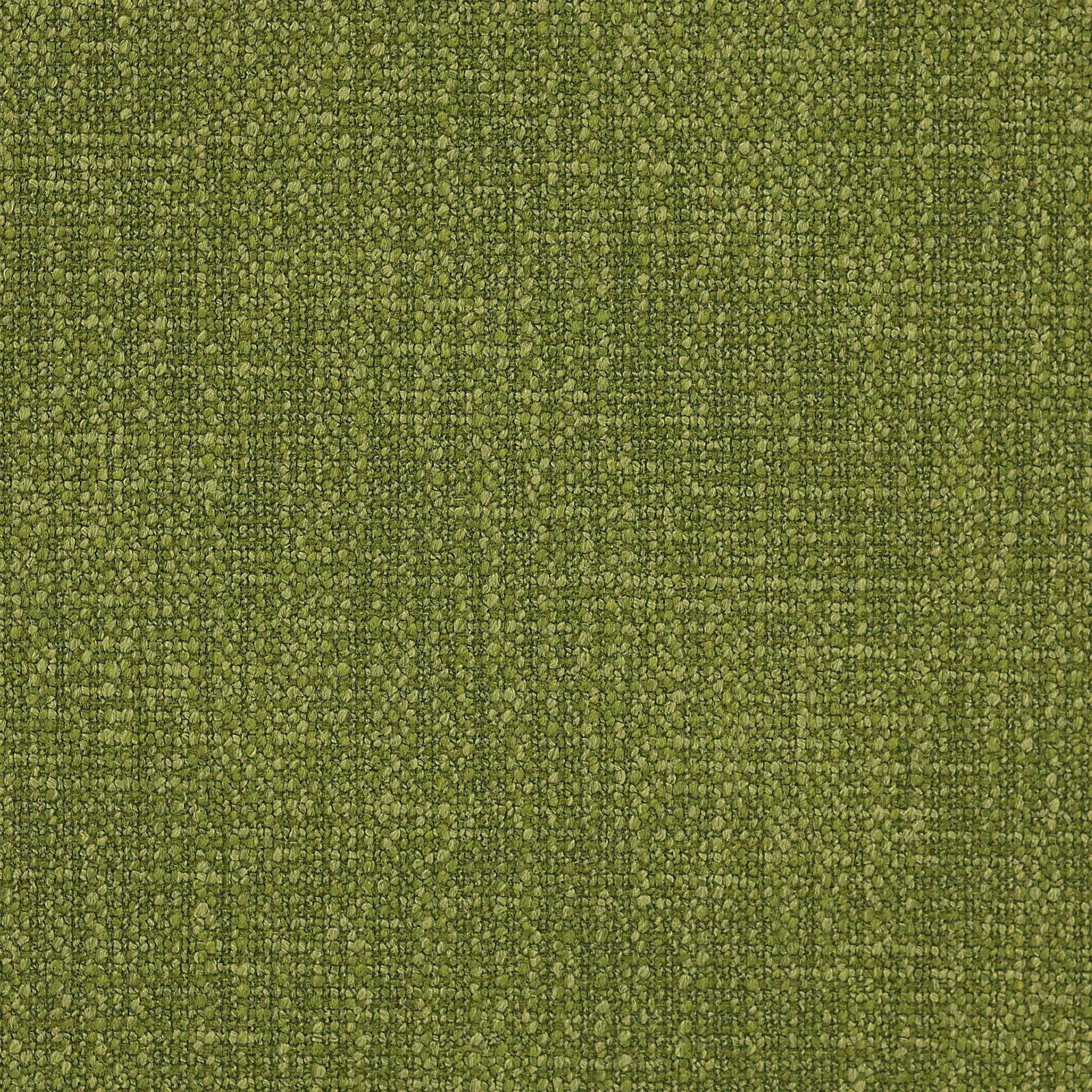 Mossy olive green woven fabric with a compact textured surface