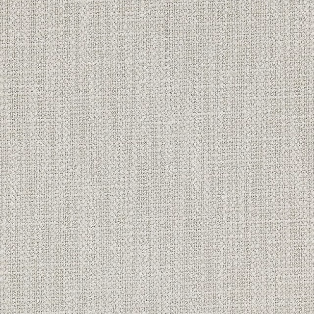 Pale grey woven fabric swatch with a fine nubby texture