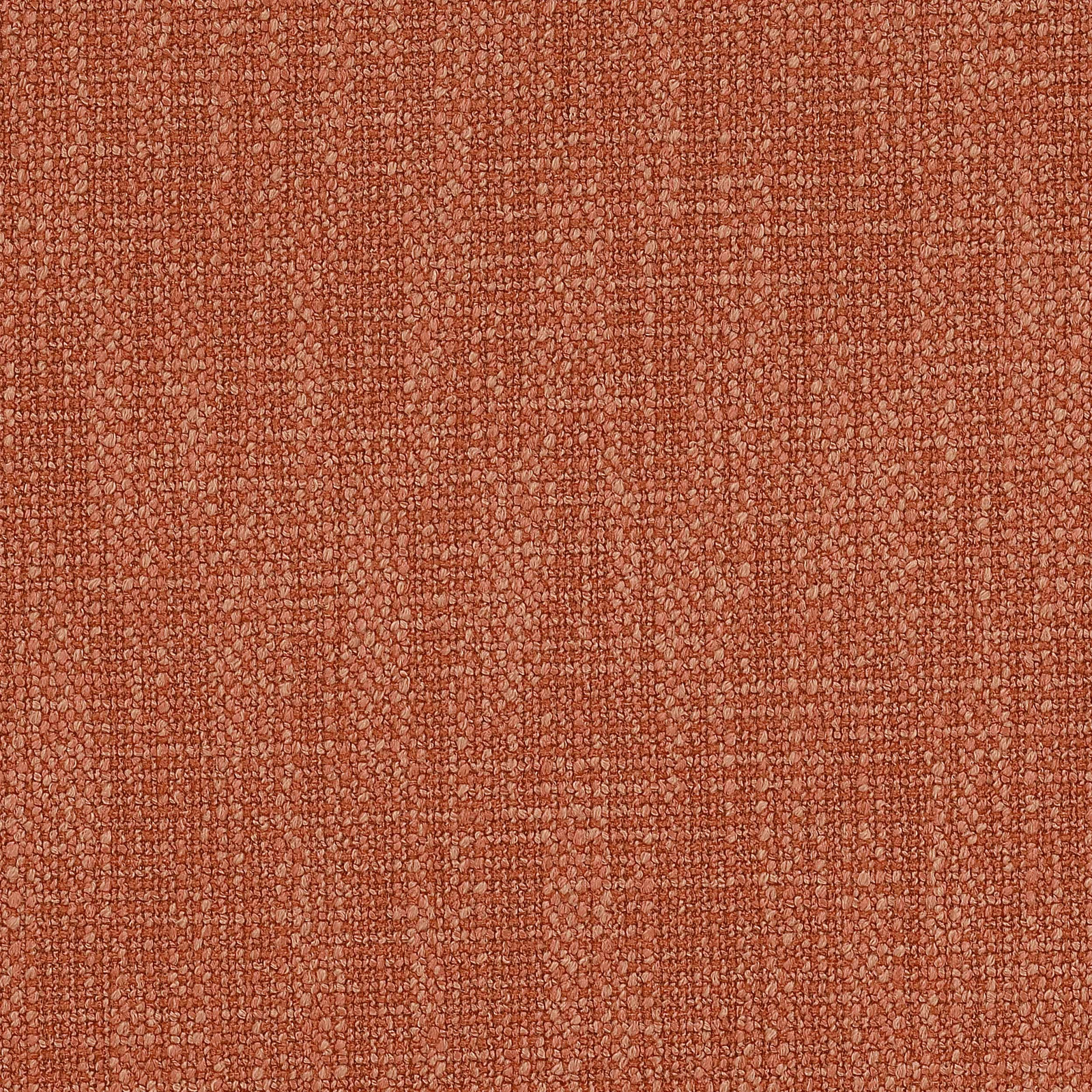 Textured burnt orange woven fabric with a small pebbled surface