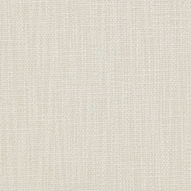Close-up of pearl cream woven upholstery fabric with a fine textured surface