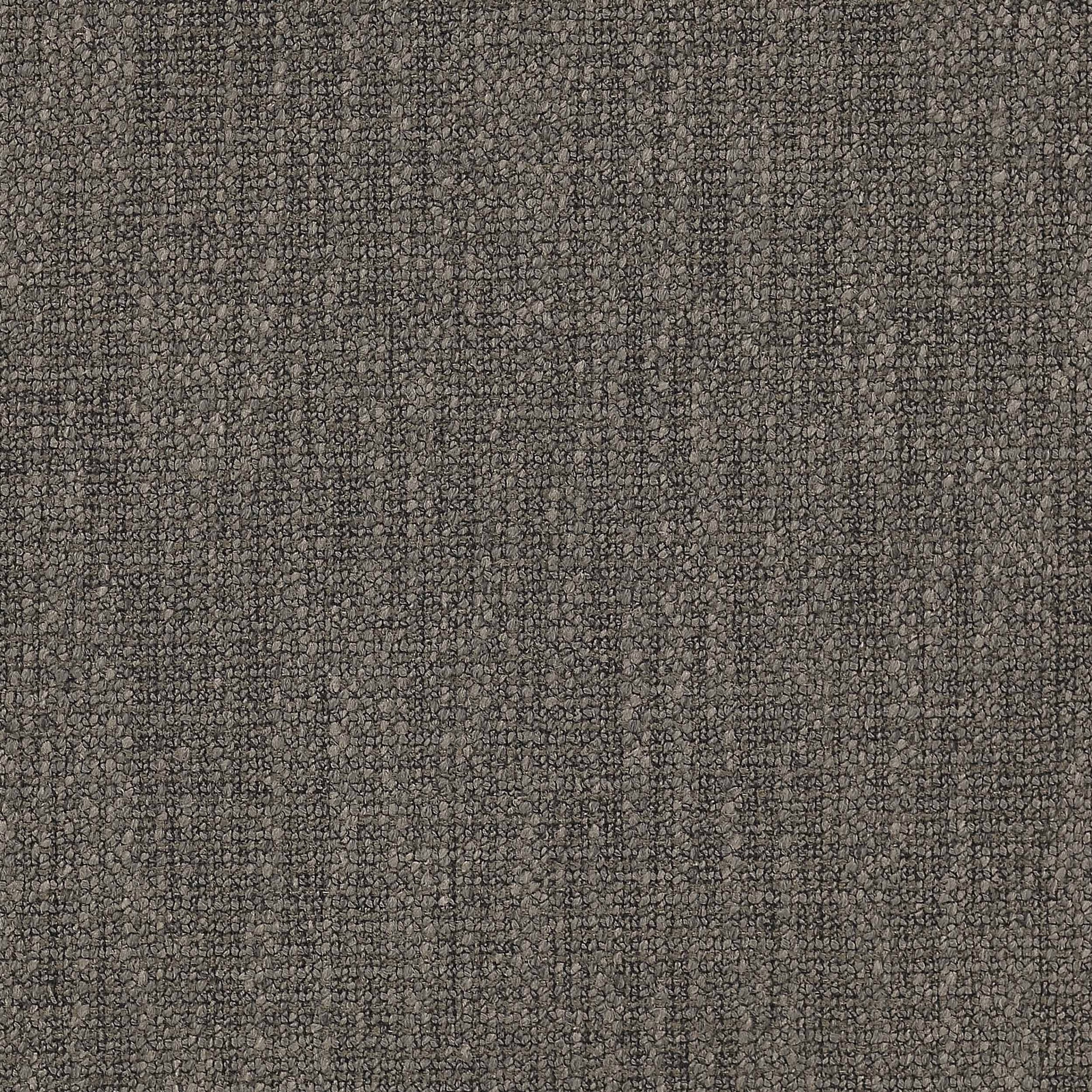 Close-up of a muted pewter grey textured woven fabric with fine pebble grain