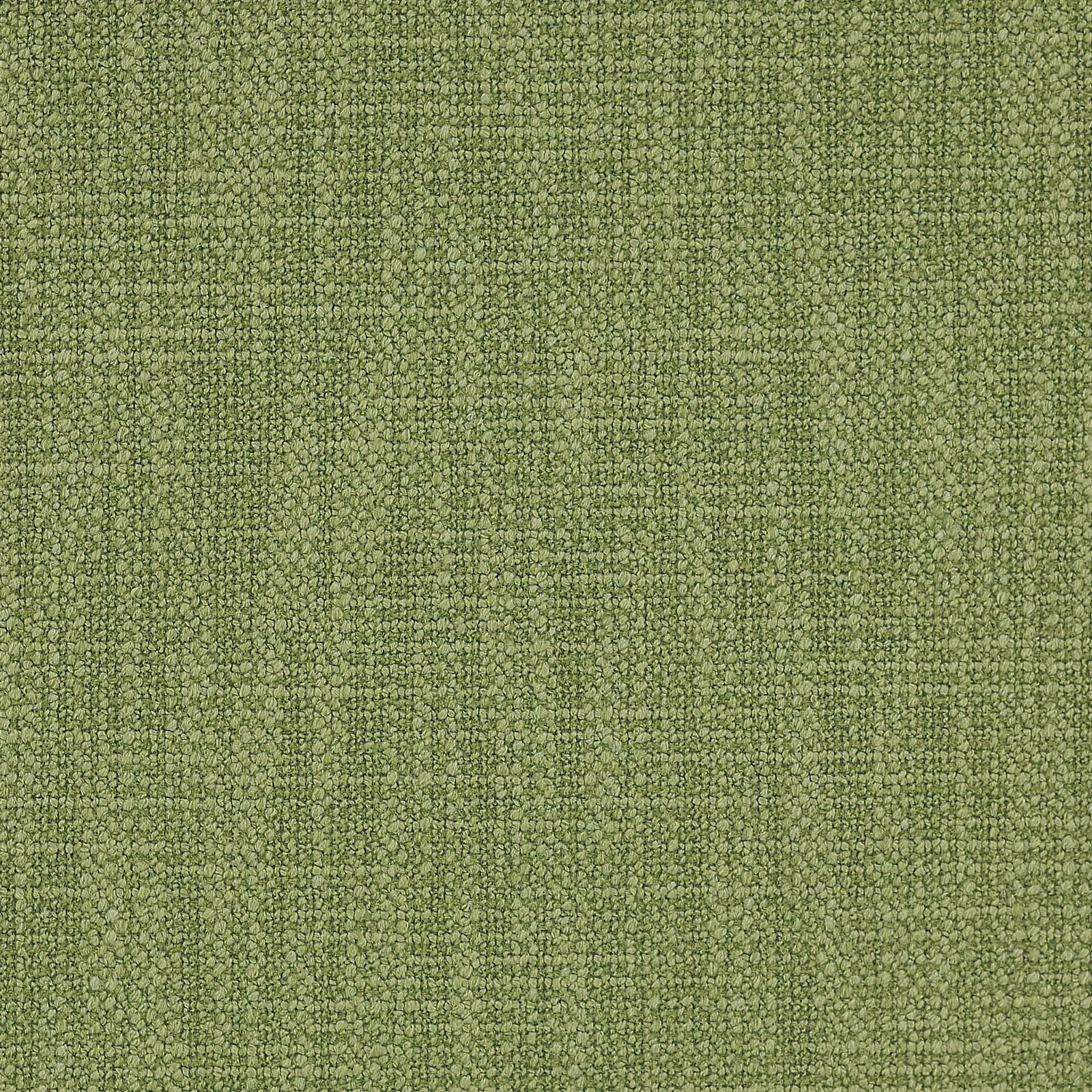 Close-up of softly textured moss green woven fabric