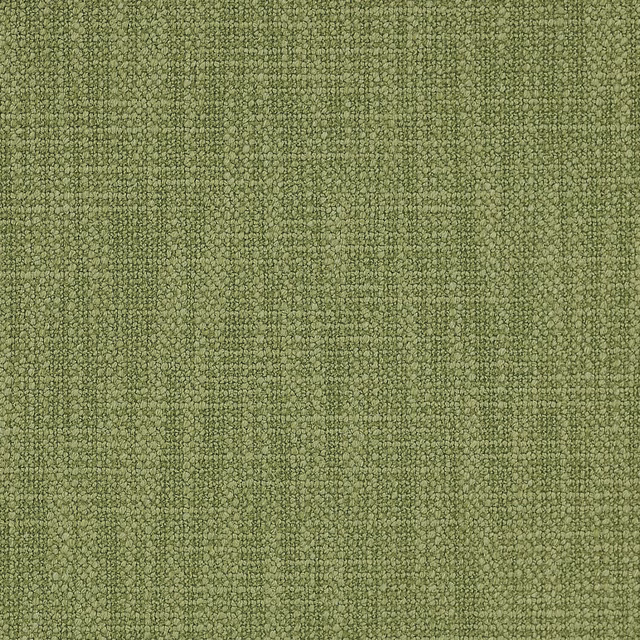 Close-up of softly textured moss green woven fabric