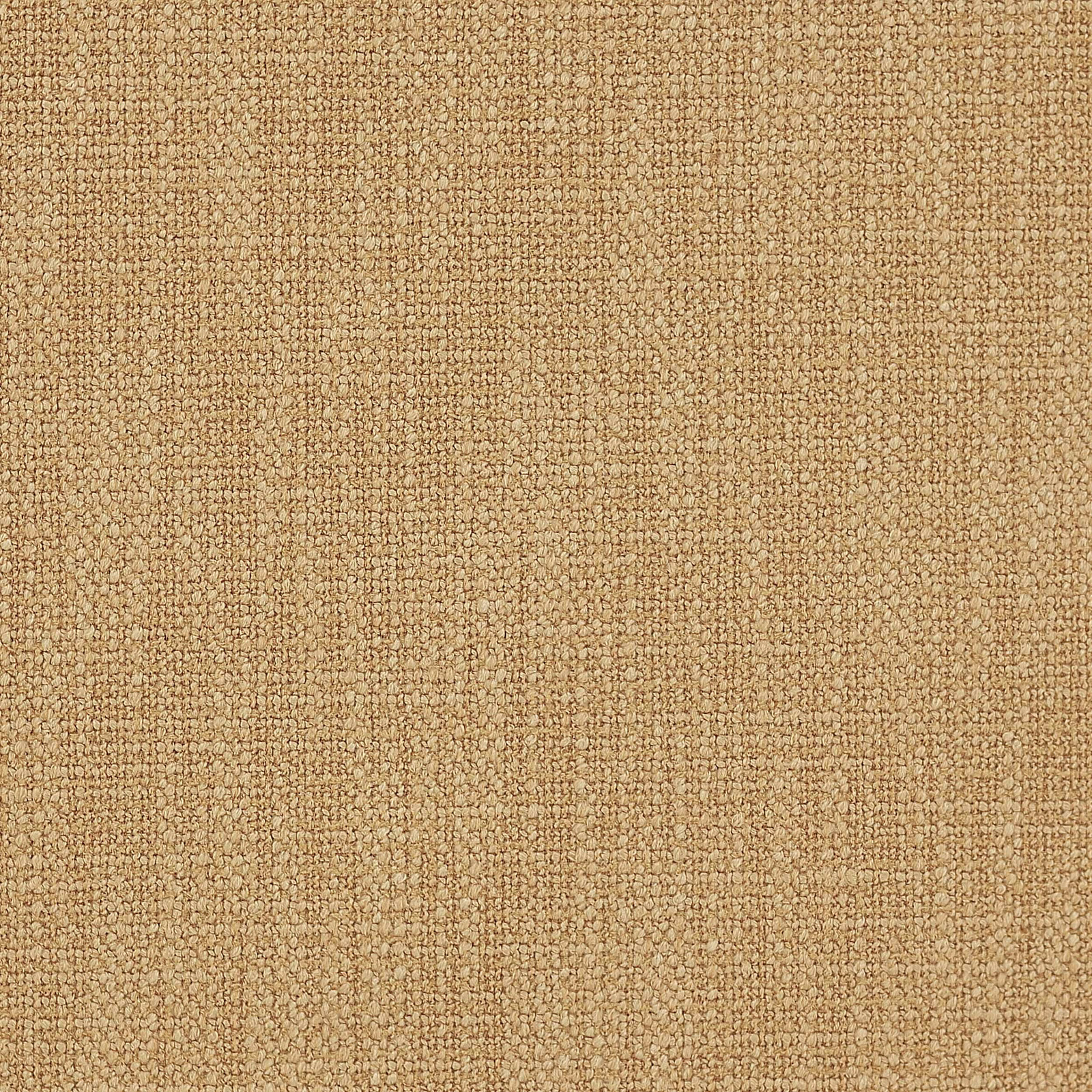 Close-up of warm spice-beige woven upholstery fabric with fine pebble texture