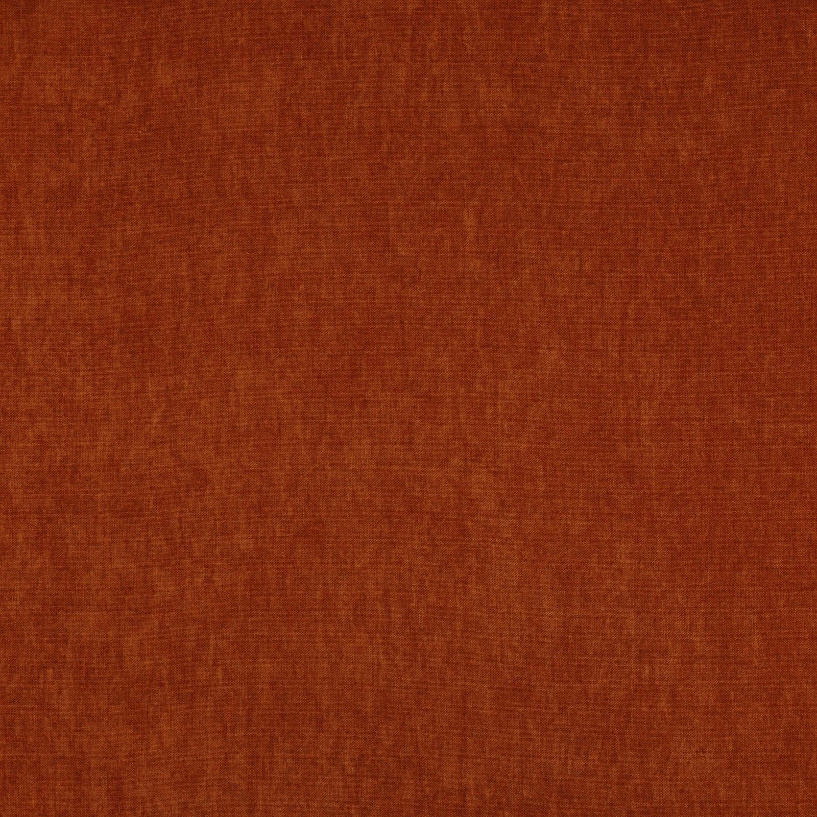 Warm terracotta plain woven fabric with a subtle fine grain texture