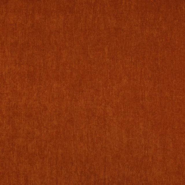 Warm terracotta plain woven fabric with a subtle fine grain texture