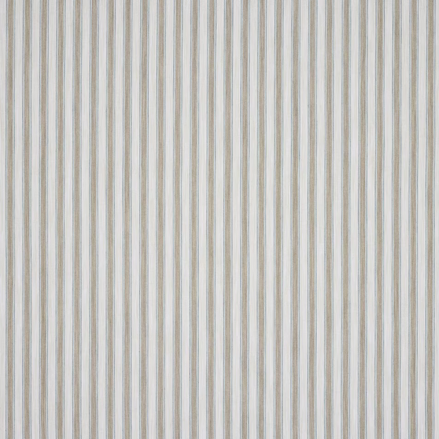 Pale stone vertical stripe fabric with тонal beige and grey fine lines