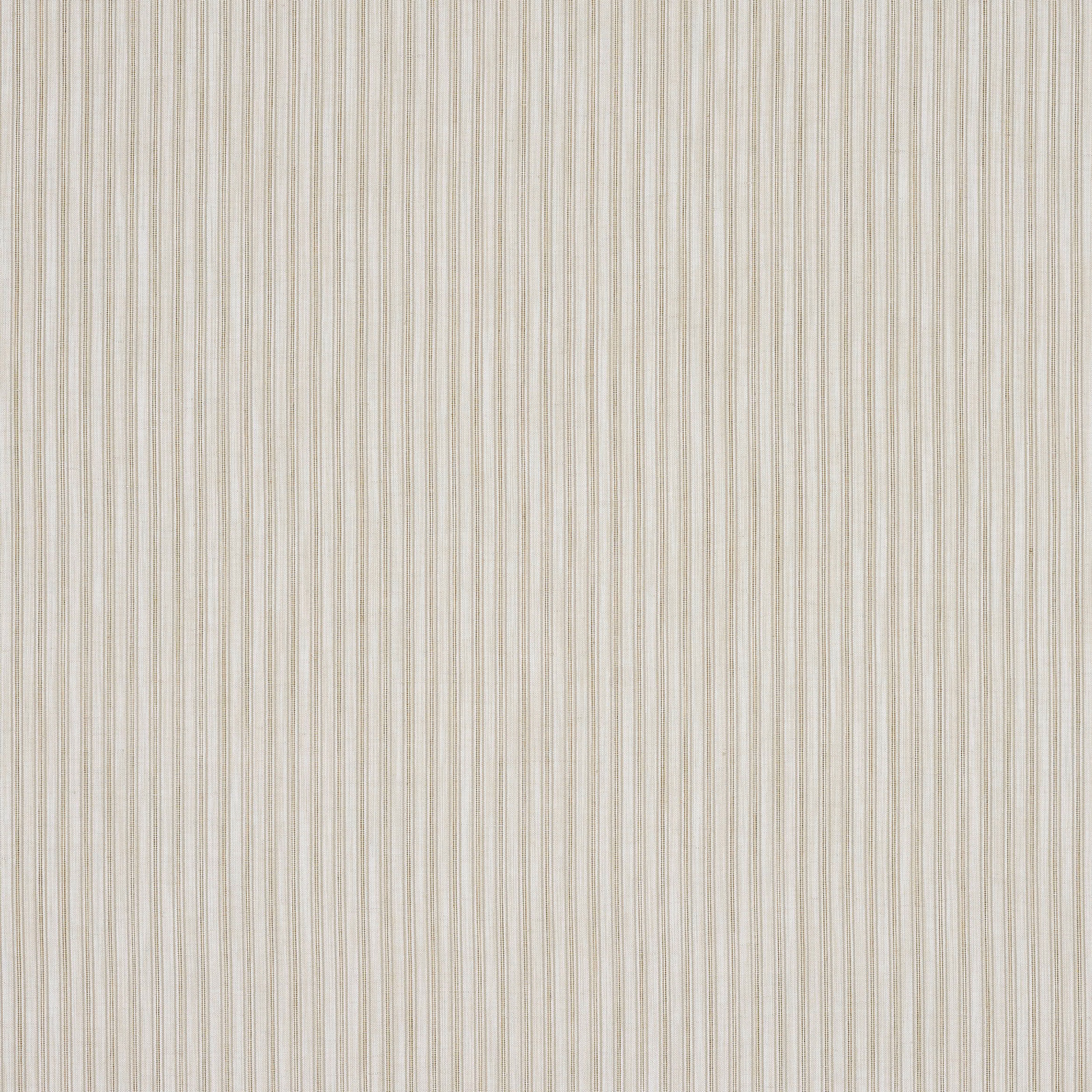 Pale beige vertical stripe fabric with fine tonal pinstripes