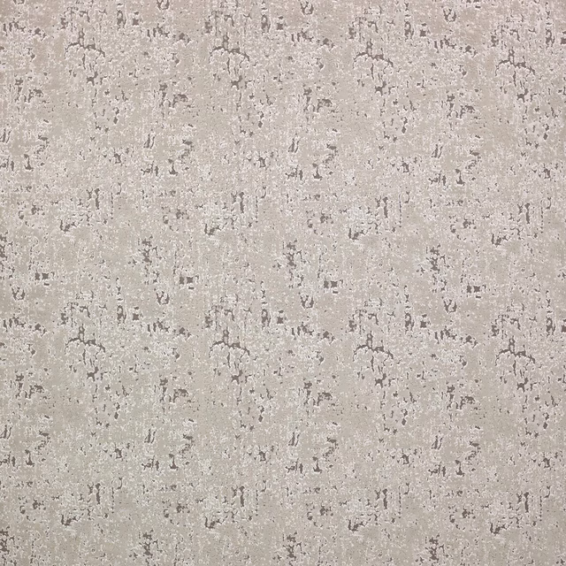 Warm ivory abstract fabric swatch with soft greige mottling and textured weave
