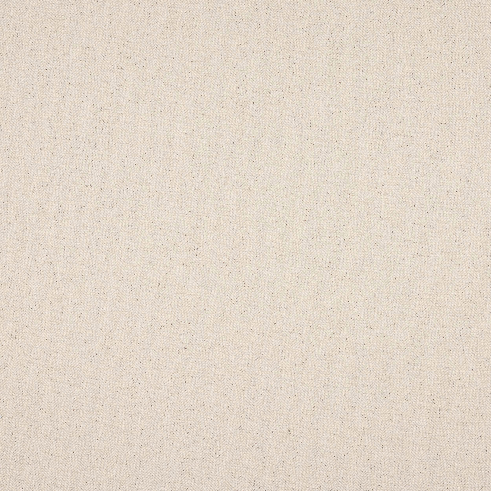 Pale cream herringbone fabric swatch with fine speckled texture