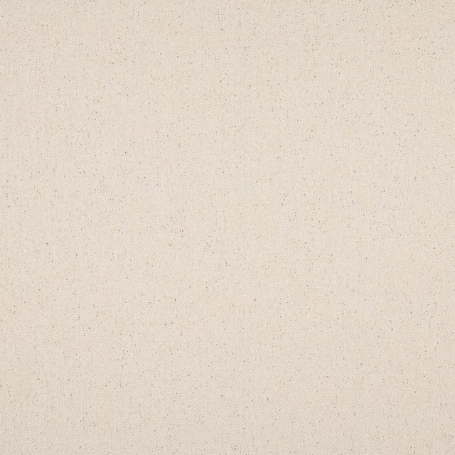 Pale cream herringbone fabric swatch with fine speckled texture