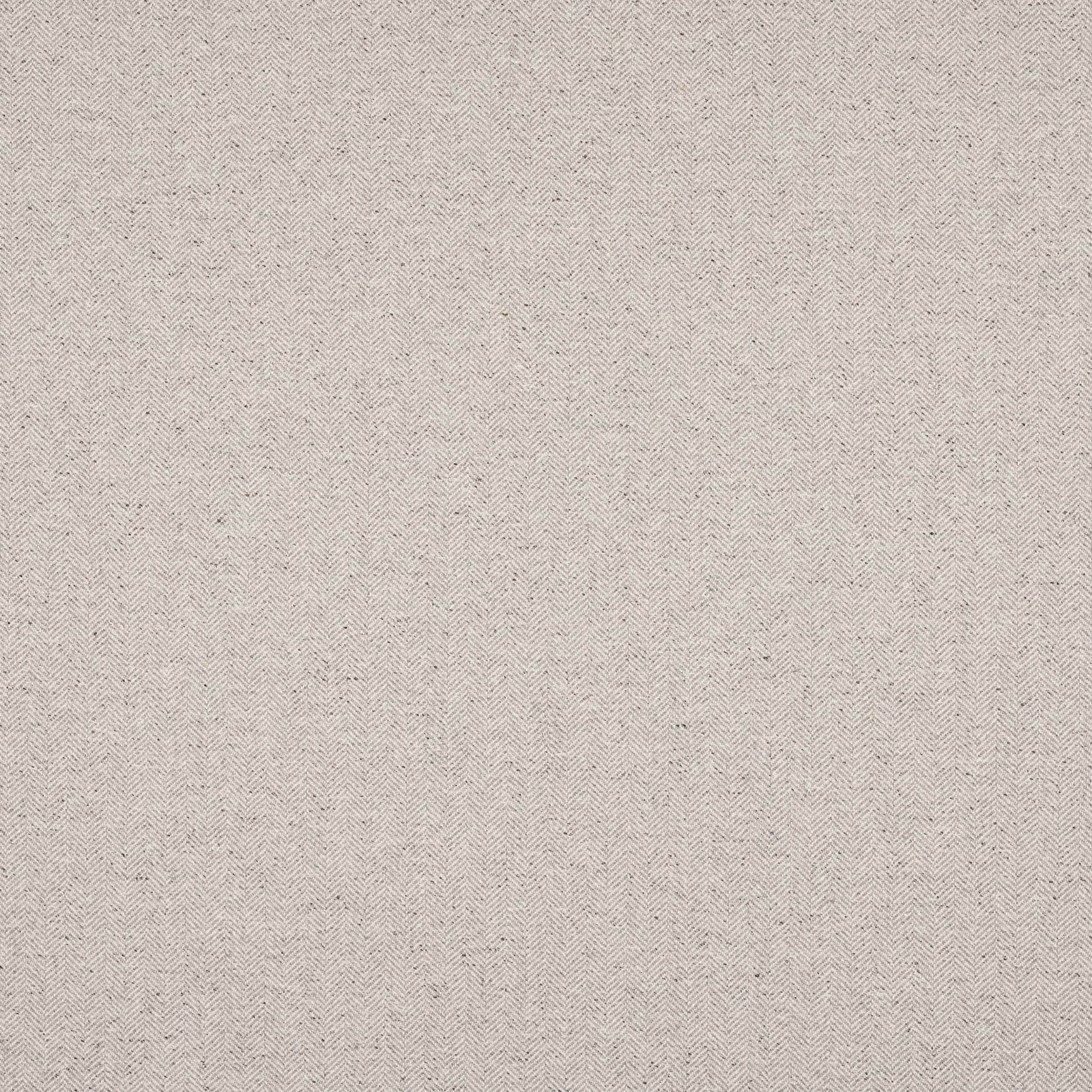 Close-up of Fraser Silver woven fabric in pale silver grey herringbone