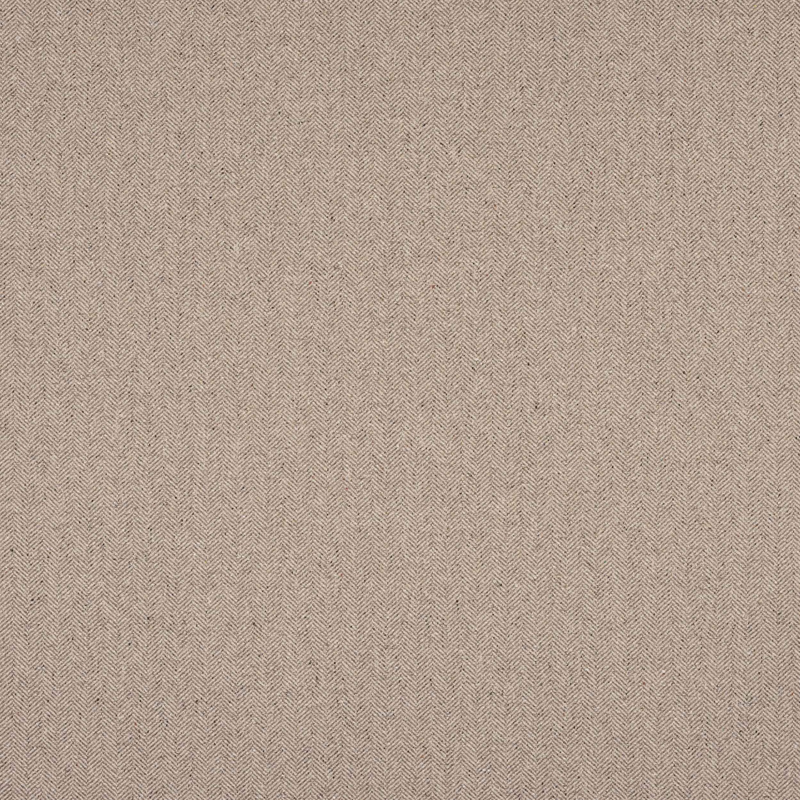 Soft stone-beige herringbone weave fabric with fine tonal texture