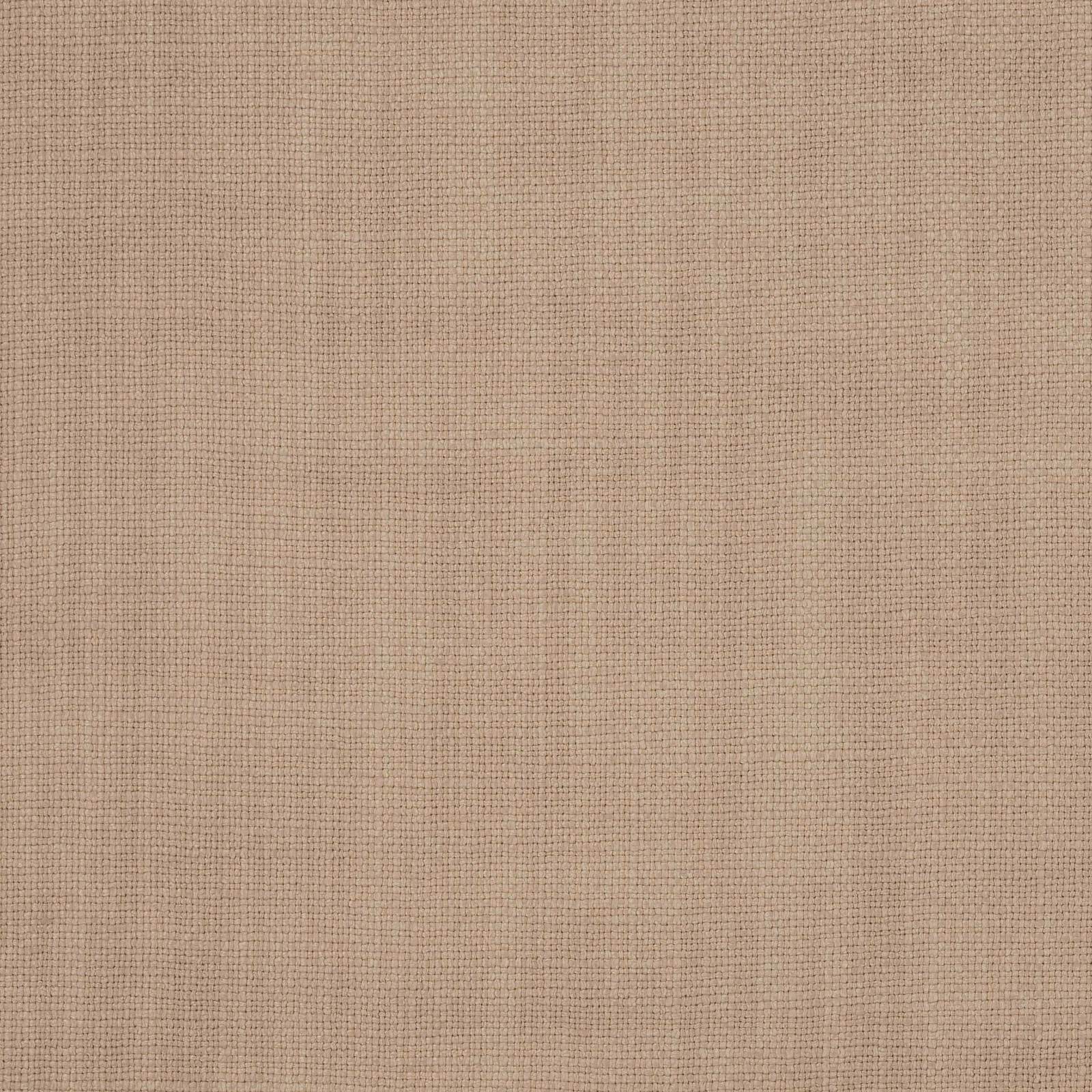 Close-up of a soft opal beige plain linen weave with fine texture