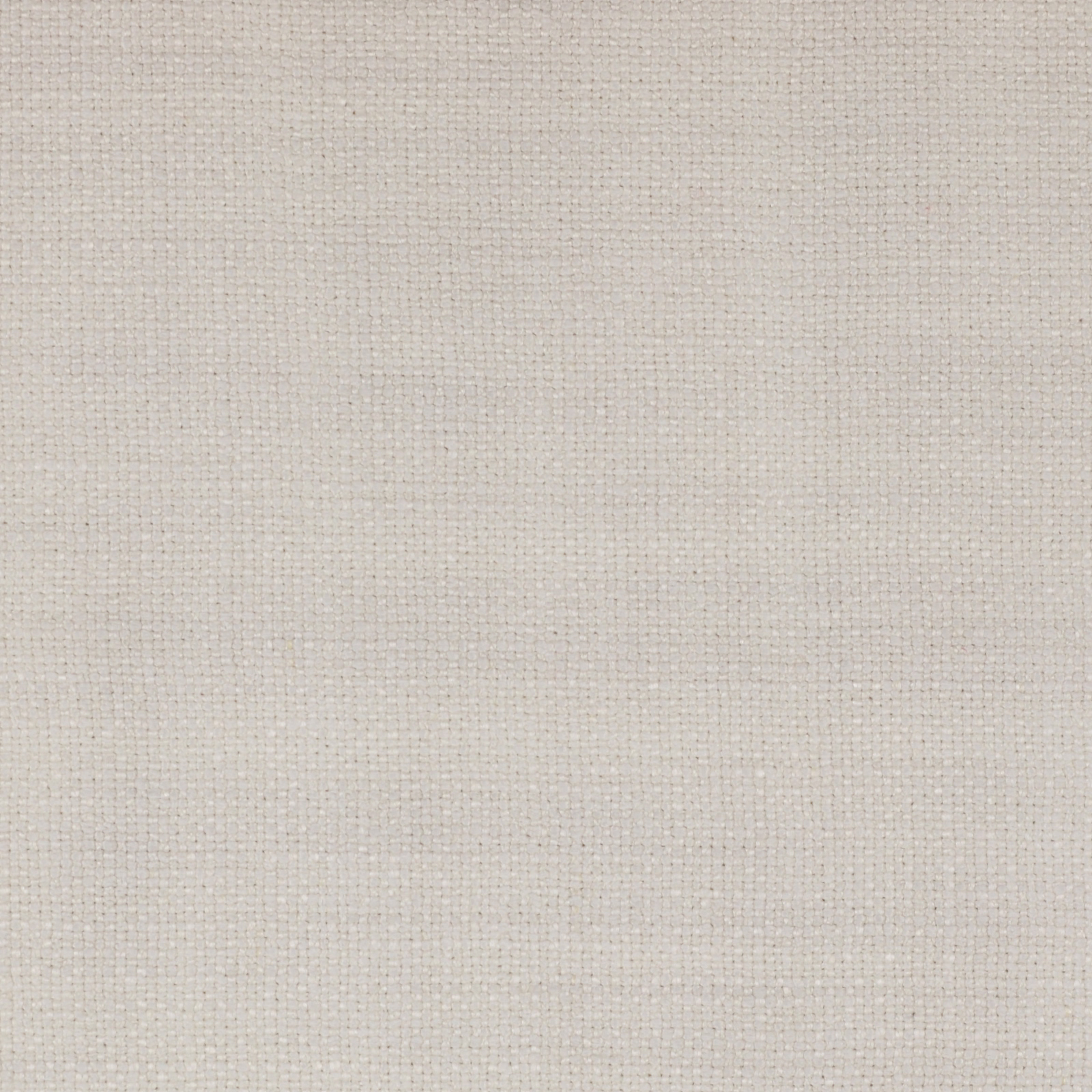 Soft warm white linen-blend fabric with fine plain weave and subtle texture