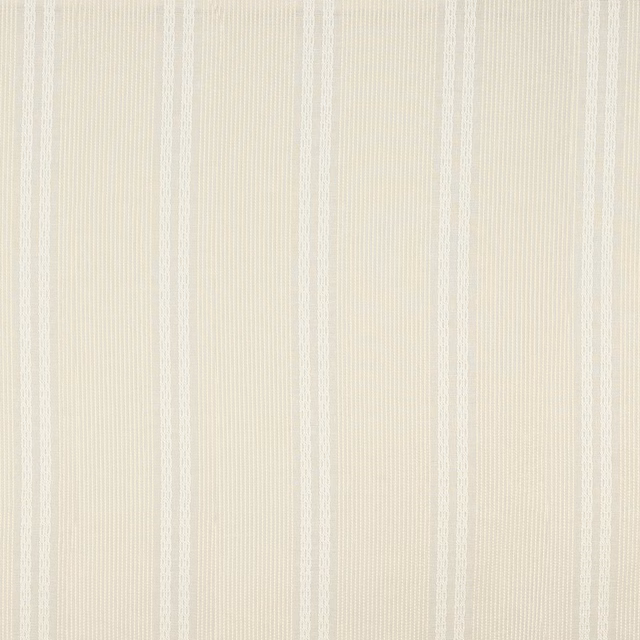 Pale bone cream striped fabric with fine vertical texture