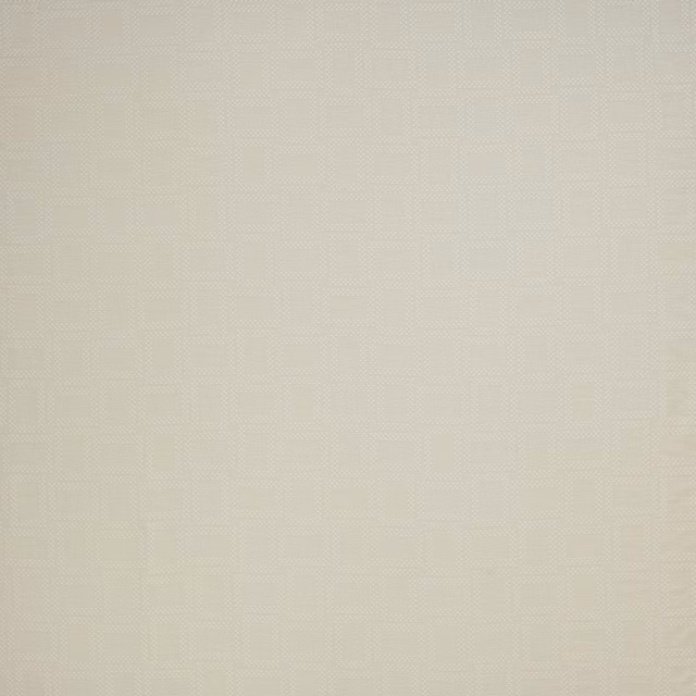 Pale bone cream woven fabric with a subtle square grid texture