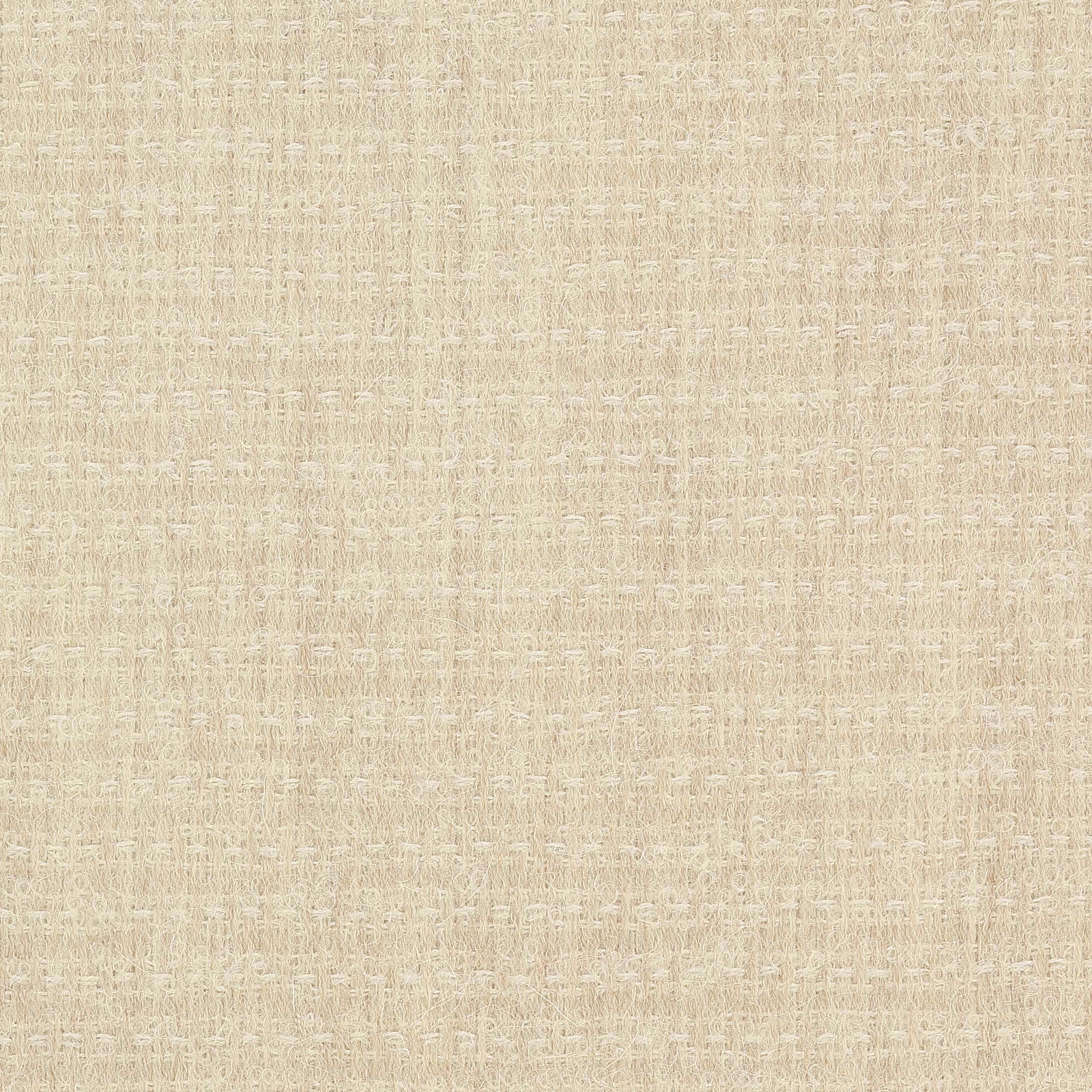 Pale warm cream woven fabric swatch with subtle nubby texture