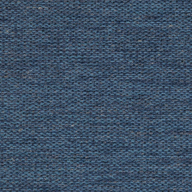 Close-up of a deep navy textured plain weave fabric with мелange flecks