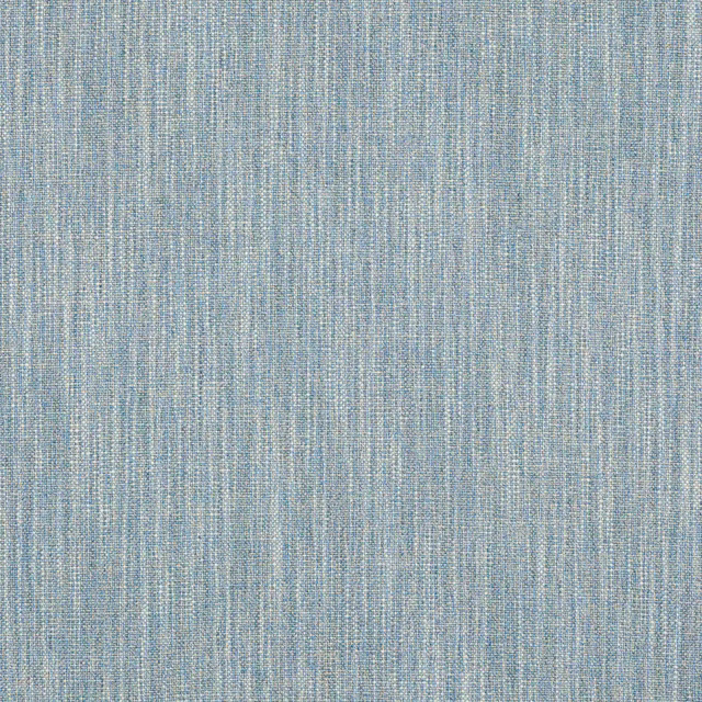 Soft misty blue textured fabric with fine vertical strié weave