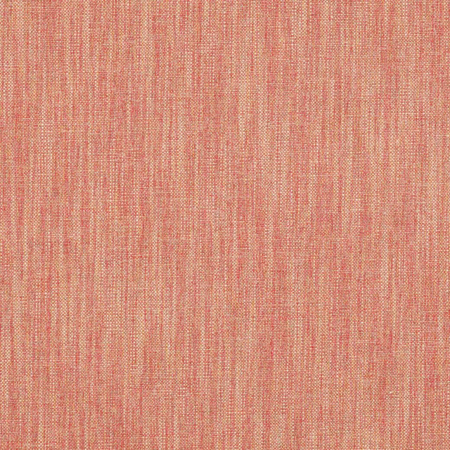 Soft copper coral plain-woven fabric with subtle vertical slubbing and a fine textured weave