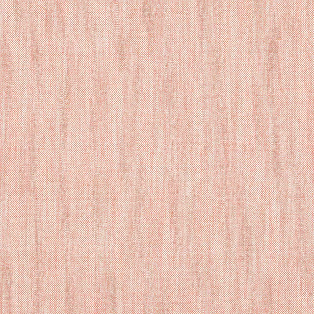 Soft coral pink woven fabric with subtle vertical striations