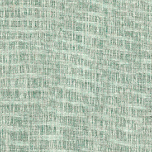 Pale forest green striped woven fabric with fine linen texture