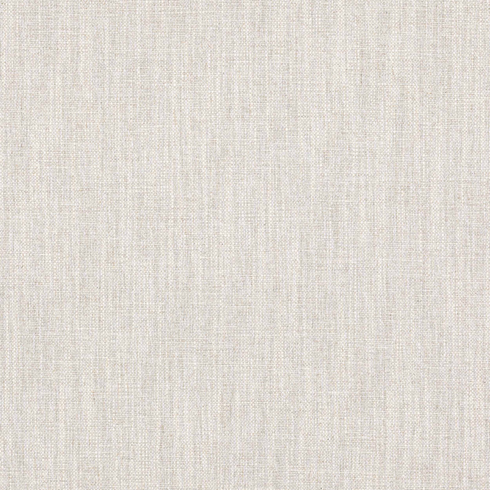 Close-up of a warm ivory plain weave fabric with fine linen texture
