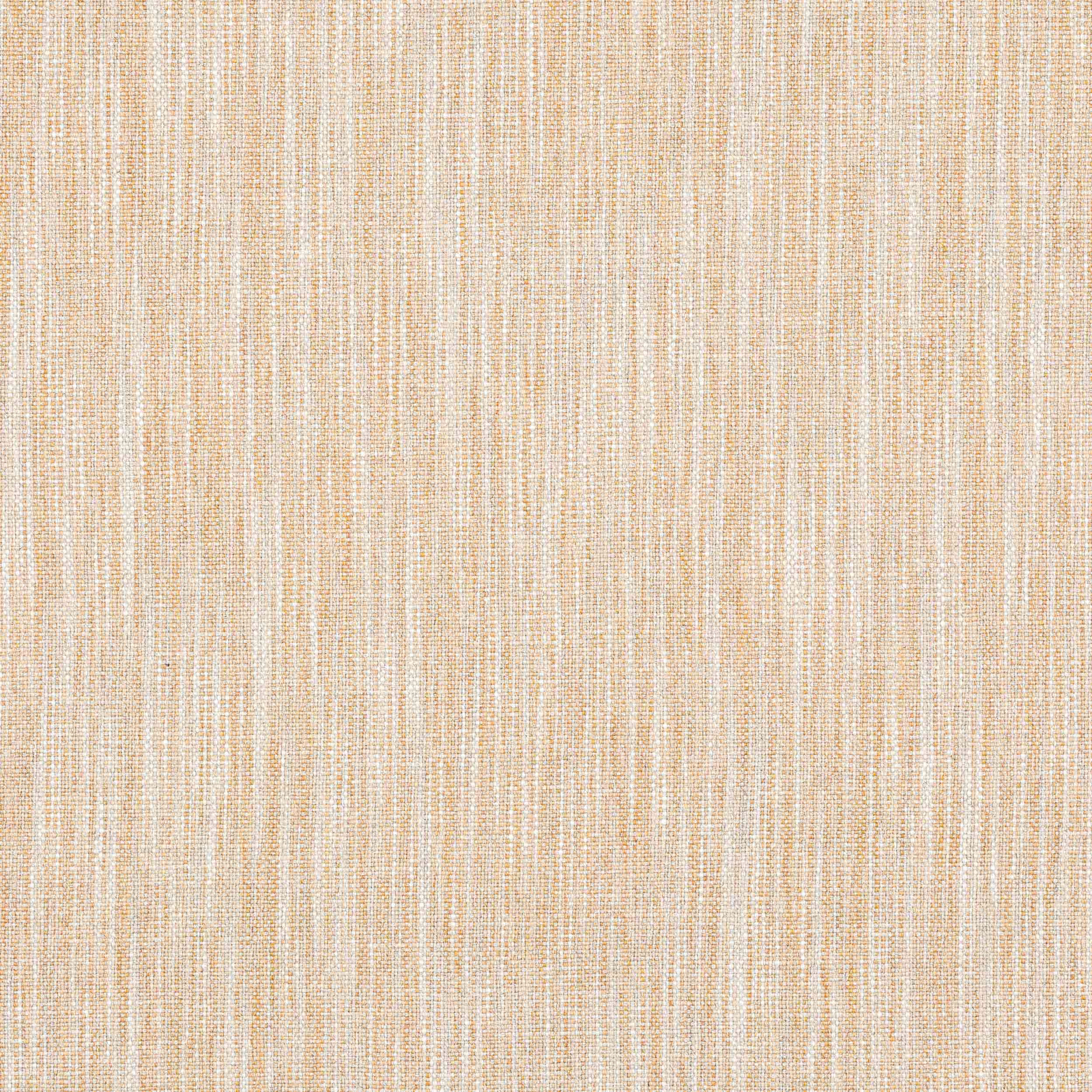 Warm cream and sienna woven fabric with fine vertical striations and a linen-like texture