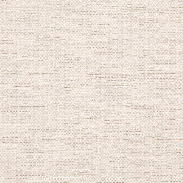 Pale beige cream textured woven fabric with fine geometric stripe pattern